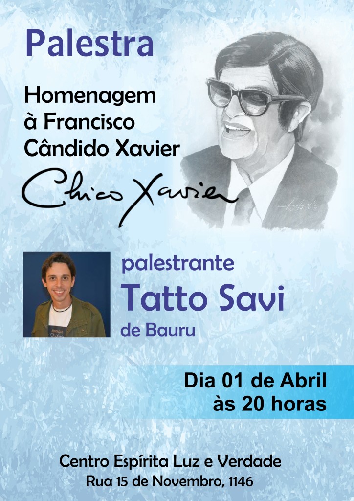 cartaz chico xavier