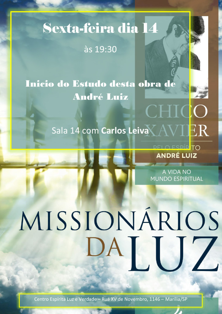 Cartaz - Missionários da Luz